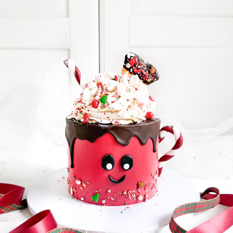 Hot Chocolate Christmas Cake Decorating Class - Child with Adult (approx 6-18 Year Olds)