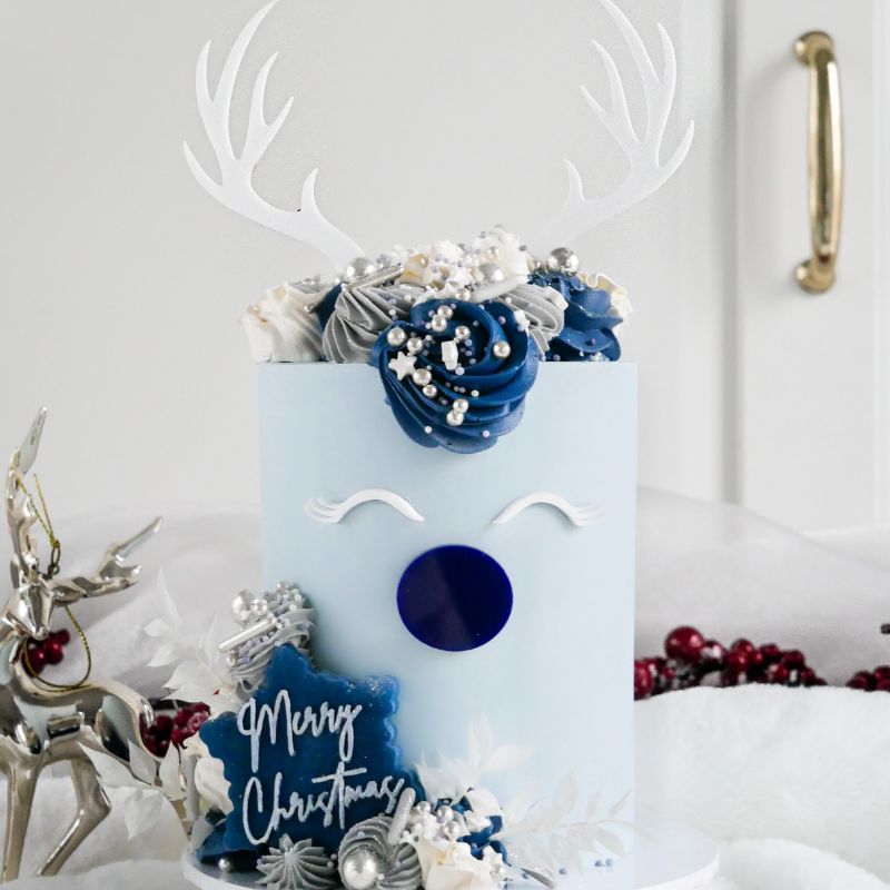 Mini Rudolf Cake LIVE ZOOM Demo with ChellBells Cakes