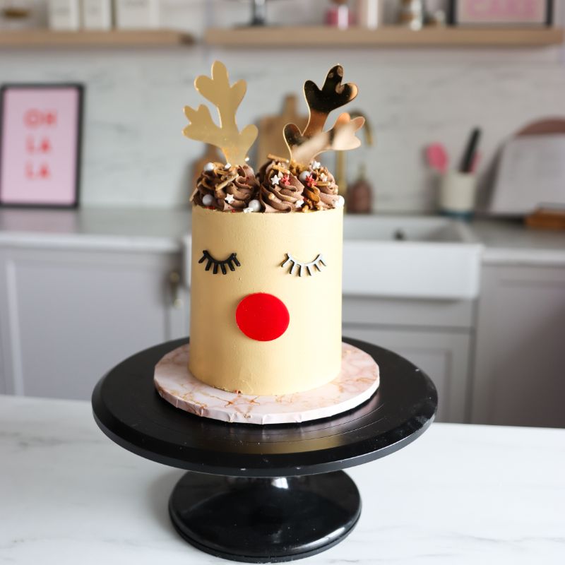 Child with Adult Christmas Rudolf Cake Decorating Class with The LissieLou Baker (approx 7-18 Year Olds)