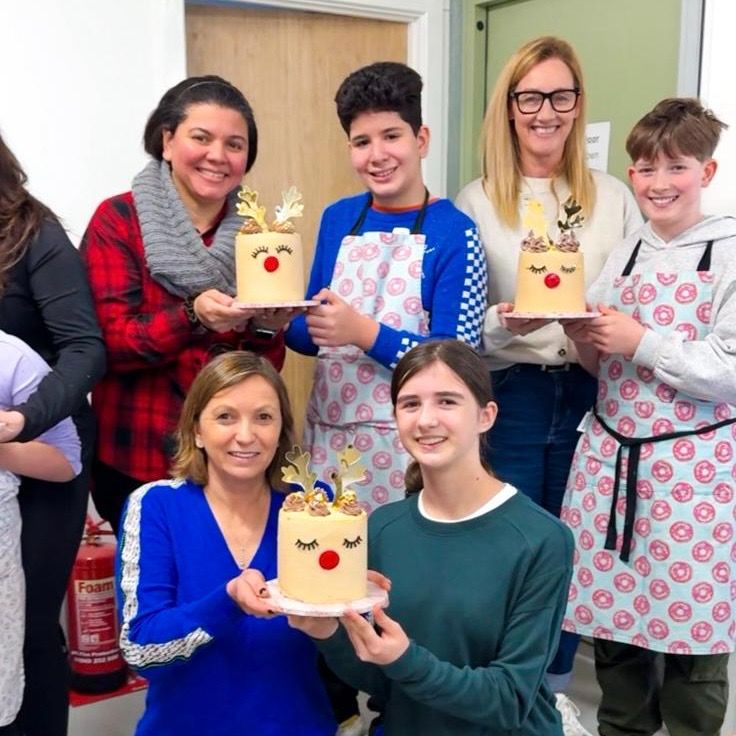 Child with Adult Christmas Rudolf Cake Decorating Class with ChellBells Cakes (approx 6-18 Year Olds)
