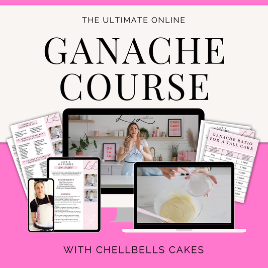 ONLINE Let's Ganache Cake Course - ChellBells Cakes