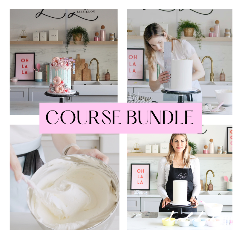 ONLINE Class Bundle - Sponge, Buttercream, Ganache and Pastel Vibes - ChellBells Cakes