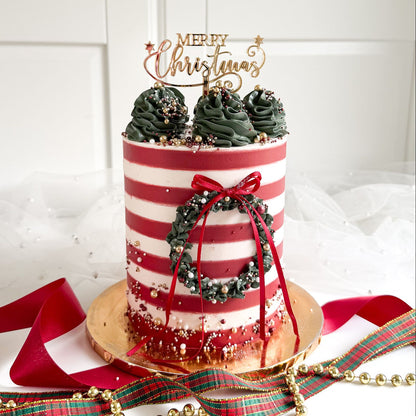 Festive Christmas Cake Class with ChellBells at The LissieLou Cake School