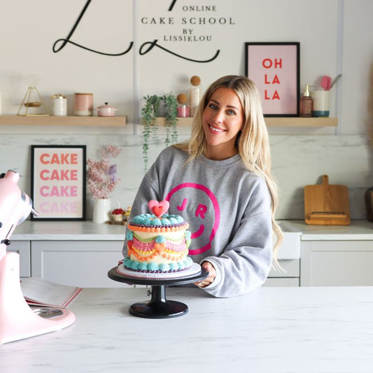How to make a Rainbow Frills Cakes - Jenna Rae Cakes