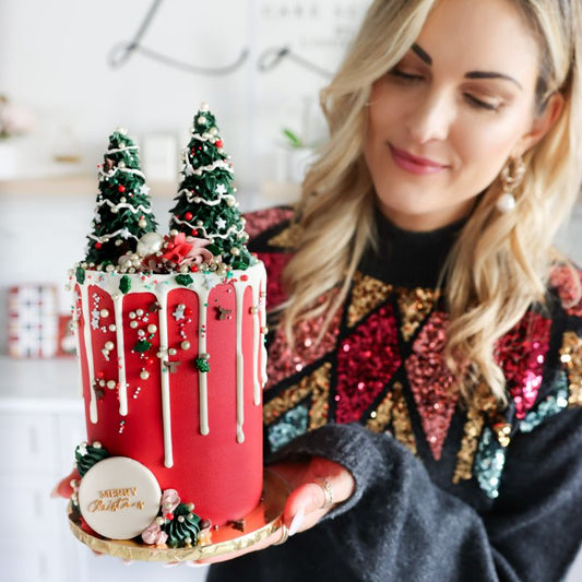 Online Mini Christmas Tree Cake Course - ChellBells Cakes