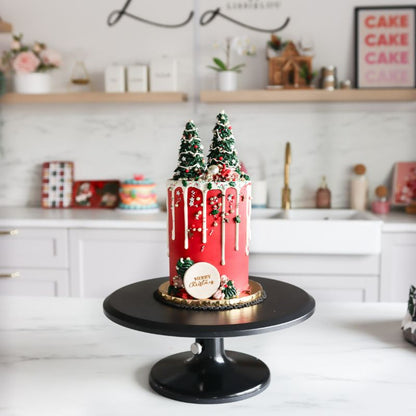 Online Mini Christmas Tree Cake Course - ChellBells Cakes