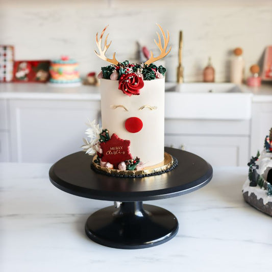 Online Mini Ruddy Christmas Cake Course - ChellBells Cakes