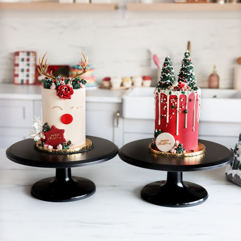 Online Mini Christmas Tree Cake Course - ChellBells Cakes