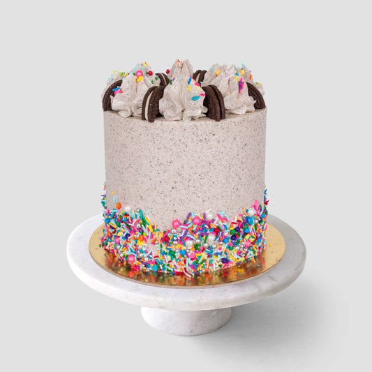 Oreo Cookies and Sprinkles Cake with Jenna Rae Cakes